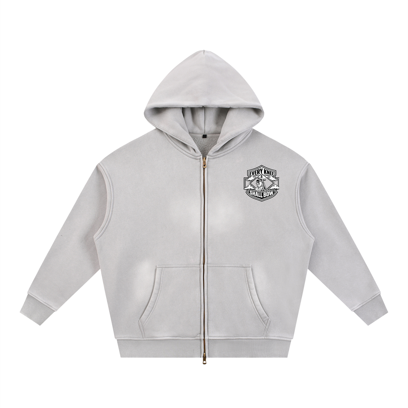 Faded zip up