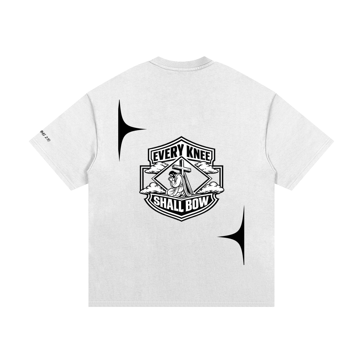 Stacked Cross tee