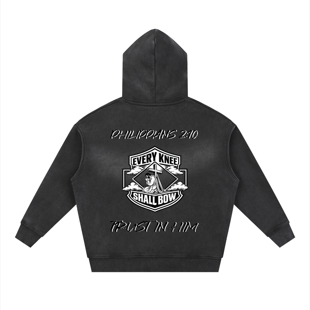 Faded zip up