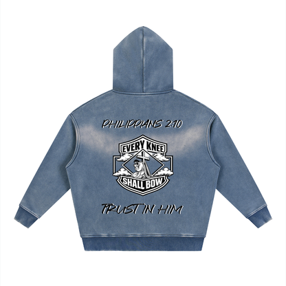 Faded zip up