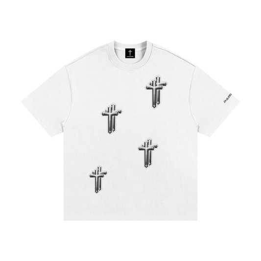 Stacked Cross tee
